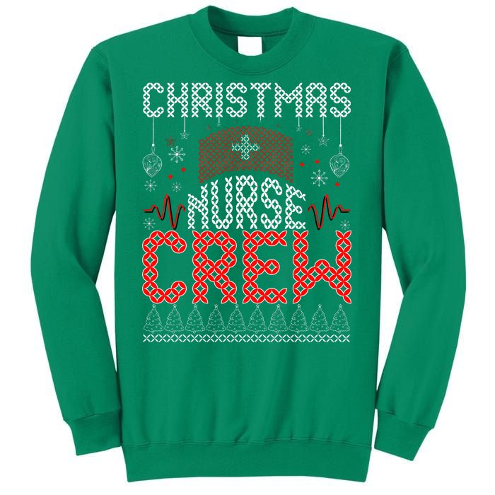 Christmas Nurse Crew Ugly Christmas Sweater RN Sweatshirt