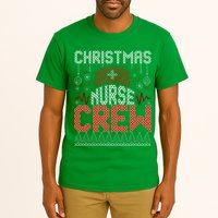 Christmas Nurse Crew Ugly Christmas Sweater RN Tall T-Shirt