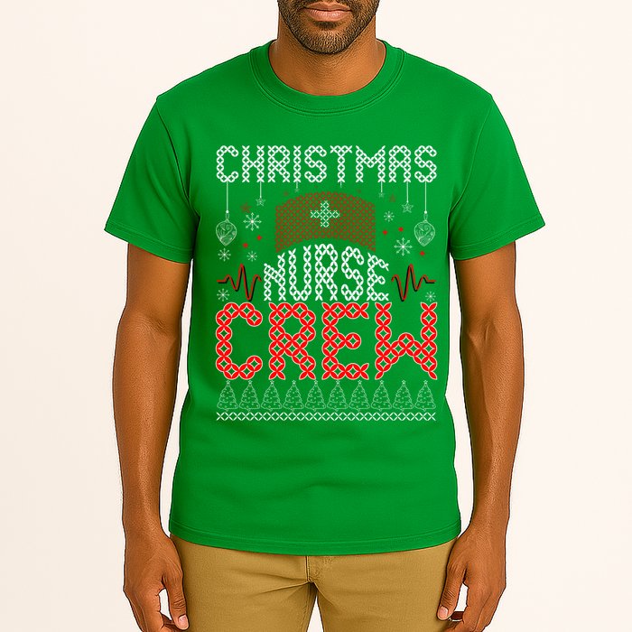 Christmas Nurse Crew Ugly Christmas Sweater RN Tall T-Shirt