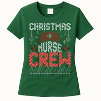 Christmas Nurse Crew Ugly Christmas Sweater RN Womens T-Shirt
