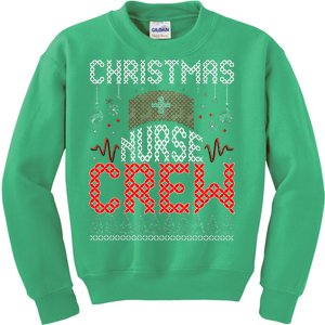 Christmas Nurse Crew Ugly Christmas Sweater RN Kids Sweatshirt