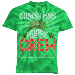 Christmas Nurse Crew Ugly Christmas Sweater RN Kids Tie-Dye T-Shirt