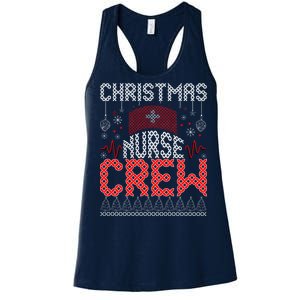 Christmas Nurse Crew Ugly Christmas Sweater RN Women's Racerback Tank