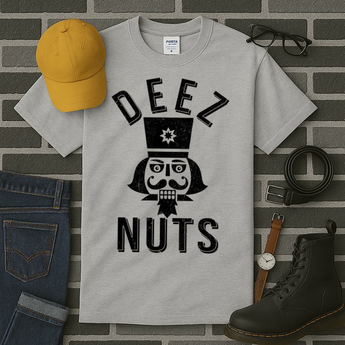 Christmas Nutcracker Deez Nuts Tall T-Shirt