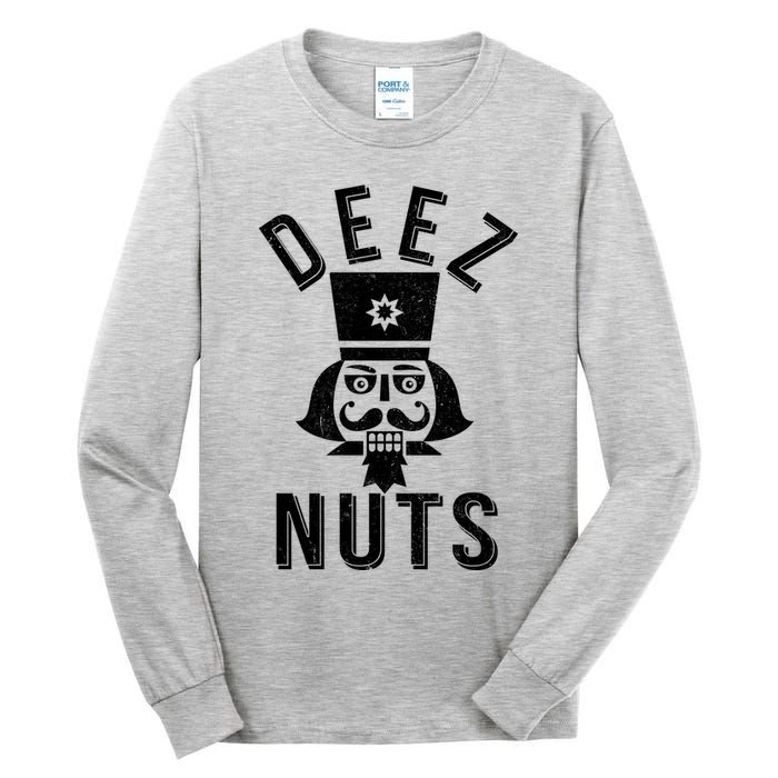 Christmas Nutcracker Deez Nuts Tall Long Sleeve T-Shirt