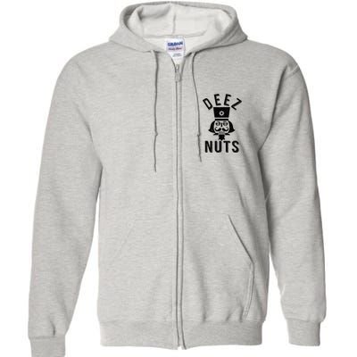 Christmas Nutcracker Deez Nuts Full Zip Hoodie