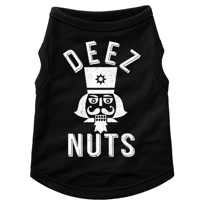 Christmas Nutcracker Deez Nuts Doggie Tank