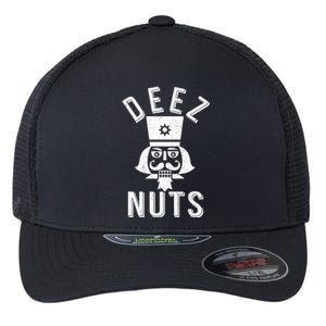 Christmas Nutcracker Deez Nuts Flexfit Unipanel Trucker Cap