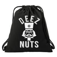 Christmas Nutcracker Deez Nuts Drawstring Bag