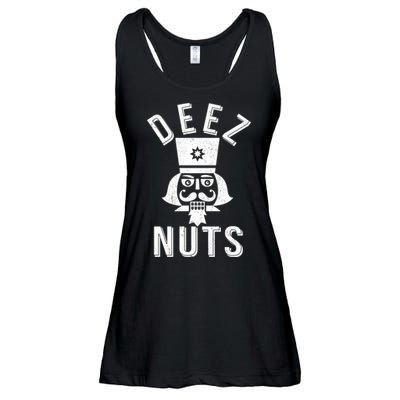 Christmas Nutcracker Deez Nuts Ladies Essential Flowy Tank