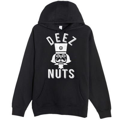 Christmas Nutcracker Deez Nuts Premium Pullover Hoodie