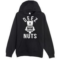 Christmas Nutcracker Deez Nuts Premium Pullover Hoodie