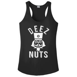 Christmas Nutcracker Deez Nuts Ladies PosiCharge Competitor Racerback Tank