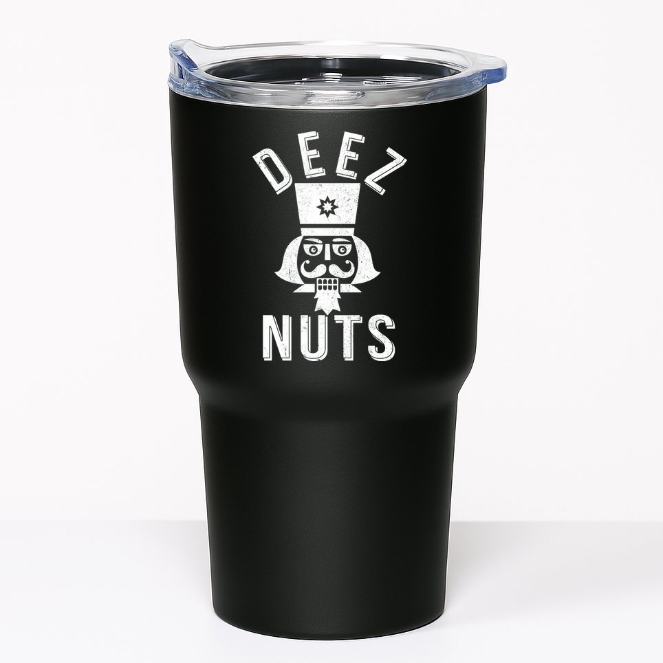 Christmas Nutcracker Deez Nuts Tumbler