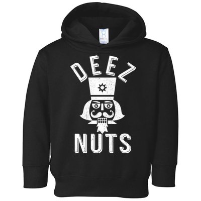 Christmas Nutcracker Deez Nuts Toddler Hoodie