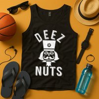 Christmas Nutcracker Deez Nuts Tank Top