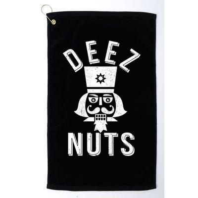 Christmas Nutcracker Deez Nuts Golf Towel