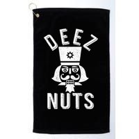 Christmas Nutcracker Deez Nuts Golf Towel