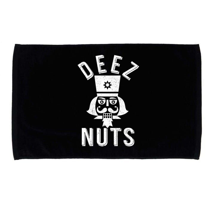Christmas Nutcracker Deez Nuts Microfiber Hand Towel