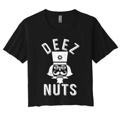 Christmas Nutcracker Deez Nuts Crop Top