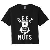 Christmas Nutcracker Deez Nuts Crop Top