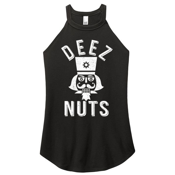 Christmas Nutcracker Deez Nuts Women's Perfect Tri Rocker Tank