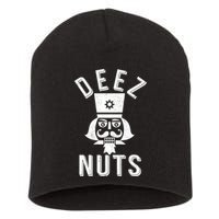 Christmas Nutcracker Deez Nuts Short Acrylic Beanie