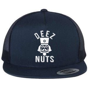 Christmas Nutcracker Deez Nuts Flat Bill Trucker Hat