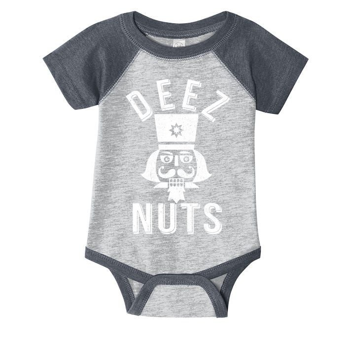 Christmas Nutcracker Deez Nuts Infant Baby Jersey Bodysuit