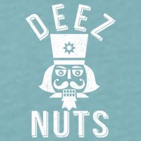 Christmas Nutcracker Deez Nuts Sueded Cloud Jersey T-Shirt