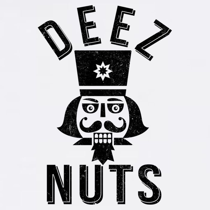 Christmas Nutcracker Deez Nuts Garment-Dyed Sweatshirt