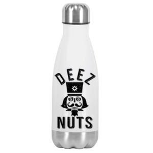 Christmas Nutcracker Deez Nuts Stainless Steel Insulated Water Bottle