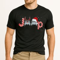 Christmas off Road Car Reindeer Cooling Performance Crew T-Shirt