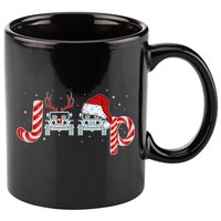 Christmas off Road Car Reindeer 11oz C Handle Ceramic Mug