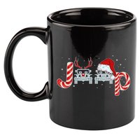 Christmas off Road Car Reindeer 11oz C Handle Ceramic Mug