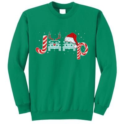 Christmas off Road Car Reindeer Sweatshirt