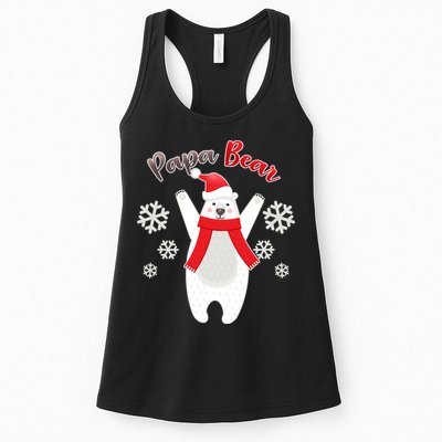 Christmas Papa Bear Womens Tank Top