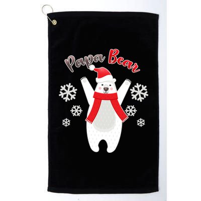 Christmas Papa Bear Platinum Collection Golf Towel