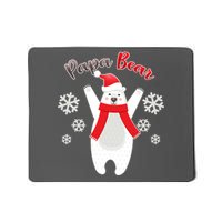 Christmas Papa Bear Mousepad