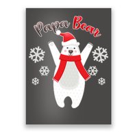 Christmas Papa Bear Poster