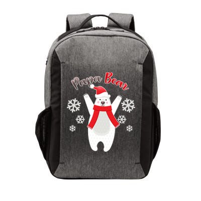 Christmas Papa Bear Vector Backpack