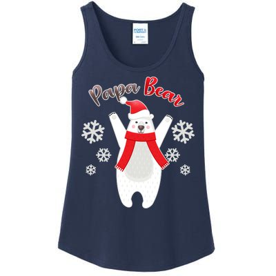 Christmas Papa Bear Ladies Essential Tank