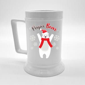 Christmas Papa Bear Beer Stein