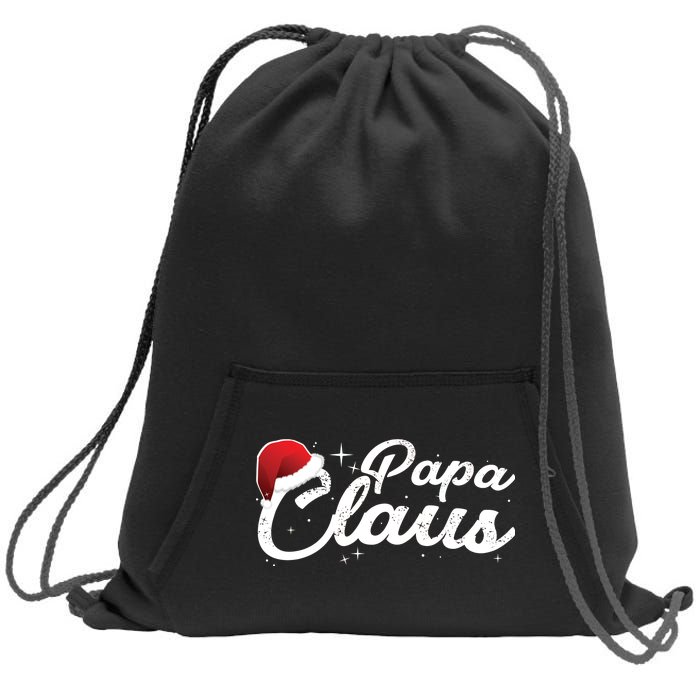 Christmas Papa Claus  Sweatshirt Cinch Pack Bag