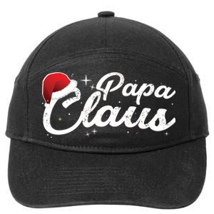 Christmas Papa Claus  7-Panel Snapback Hat