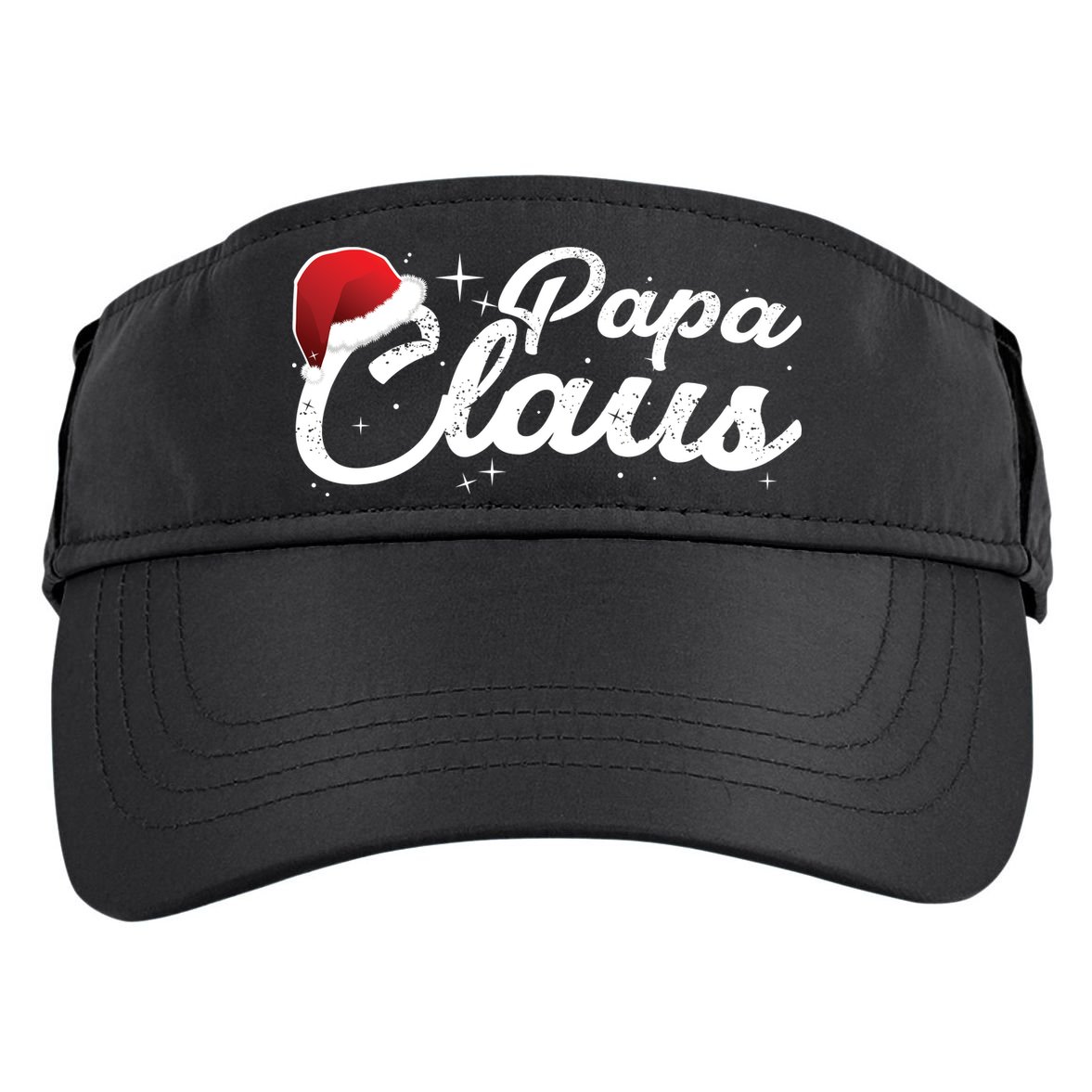 Christmas Papa Claus  Adult Drive Performance Visor