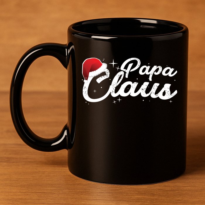 Christmas Papa Claus  11oz C Handle Ceramic Mug