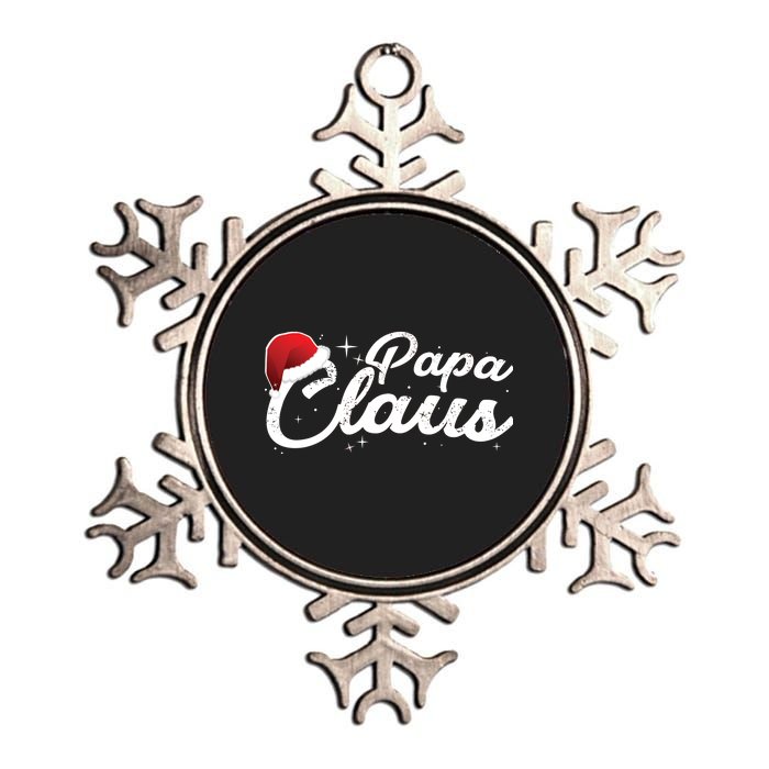 Christmas Papa Claus  Metallic Star Ornament