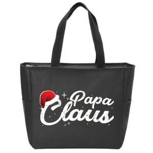 Christmas Papa Claus  Zip Tote Bag