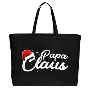 Christmas Papa Claus  Cotton Canvas Jumbo Tote